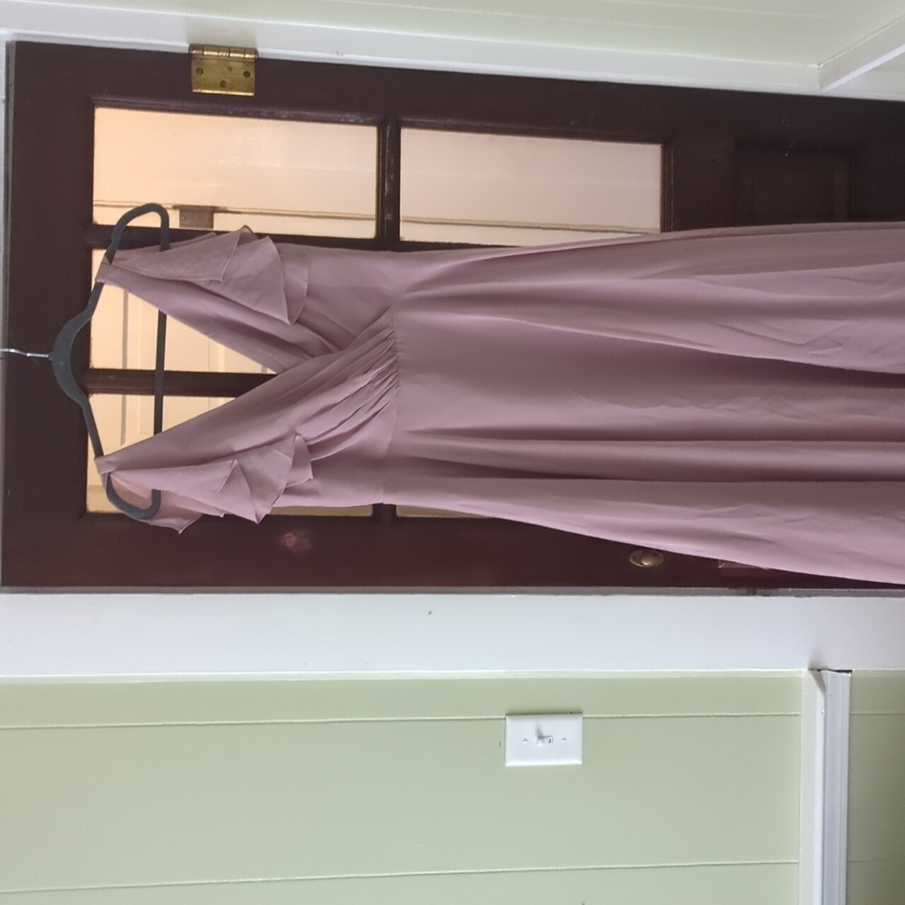 David's Bridal Bridesmaid Dress Quartz